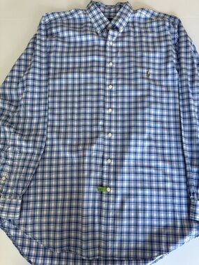 Polo by Ralph Lauren Blue Plaid Button-Down Shirt